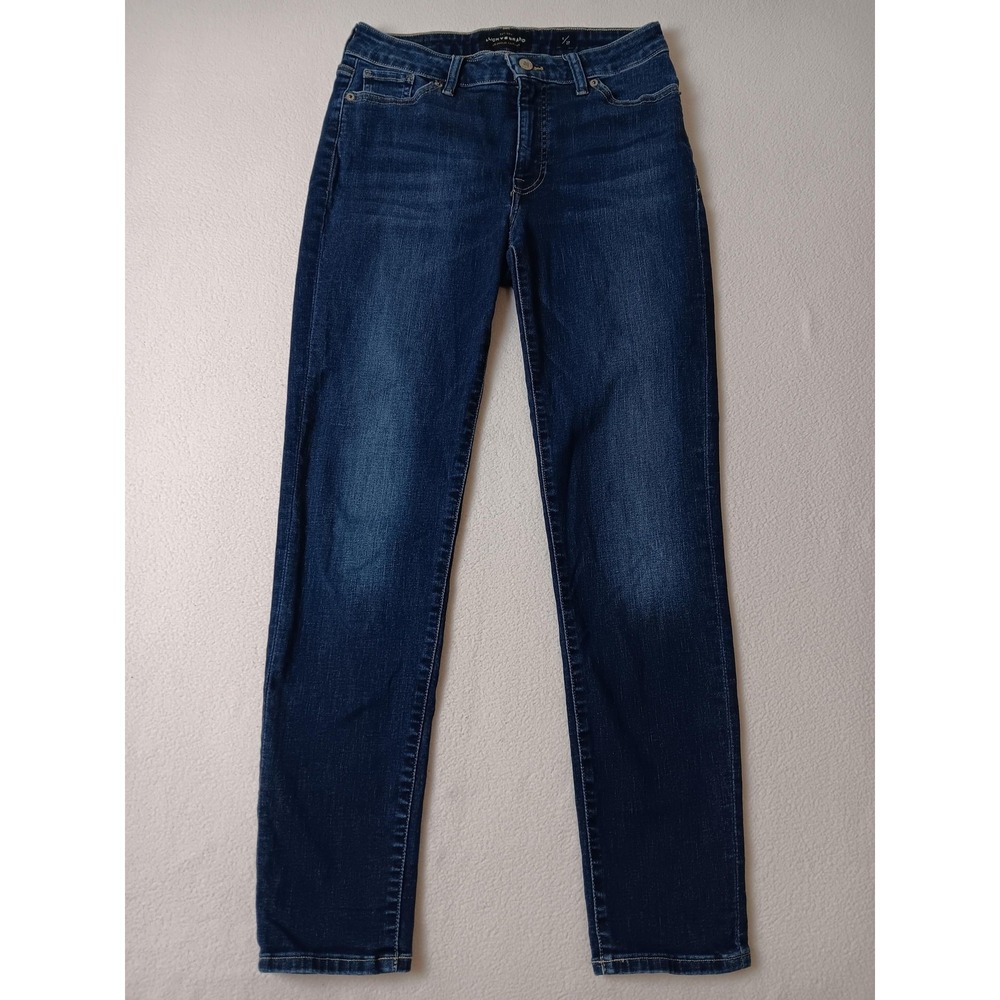 Lucky Brand Jeans Womens Size 4 Blue Medium Wash Skinny Slim 27 Waist Denim